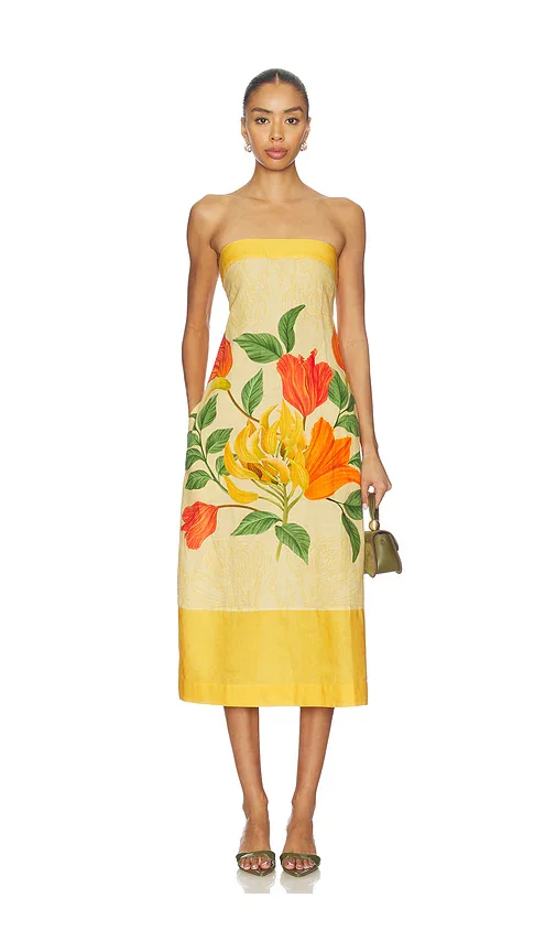 Strapless Shift Dress Verandah