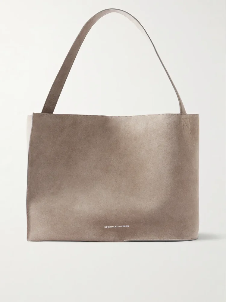 The Reflection suede tote
