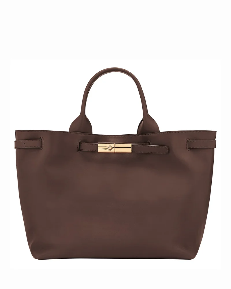 Le Roseau Smart Large Leather Tote