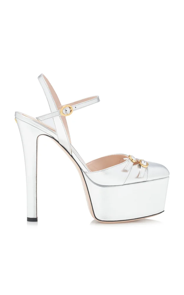 Crasher Leather Pumps