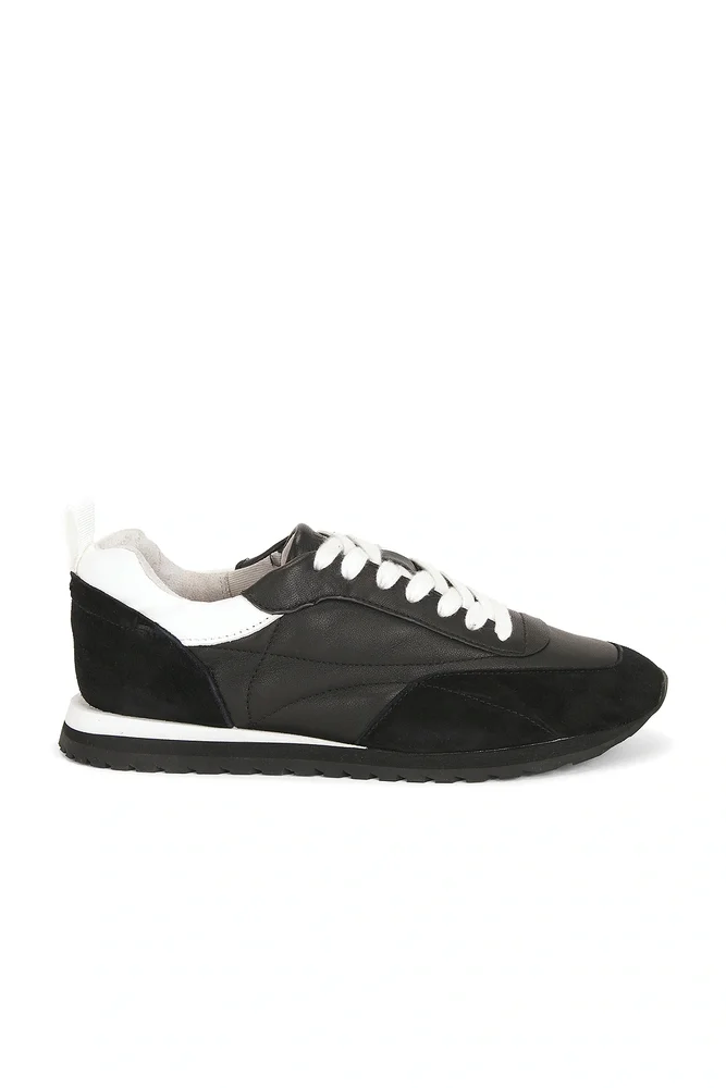 Sophia Sneaker in Black Snow White