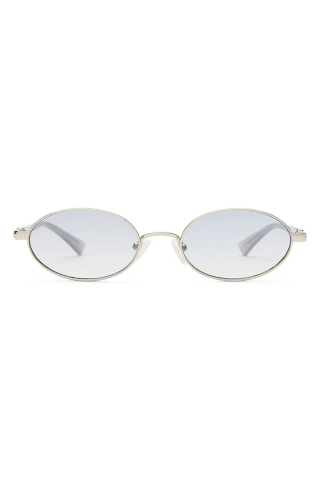 55mm Icicle Oval Sunglasses
