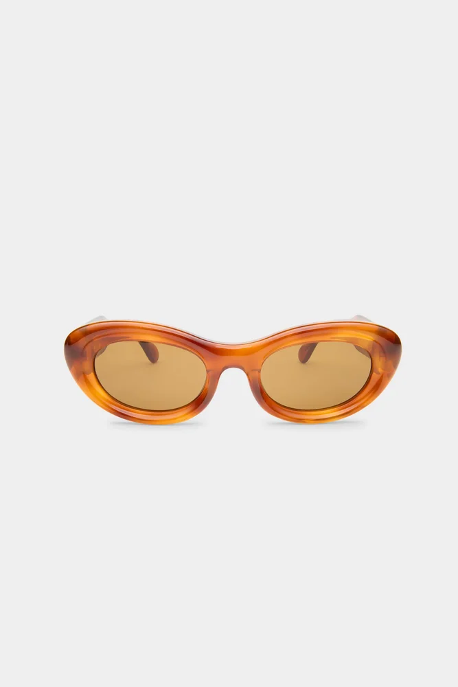 SM X DELARGE MIRAGE SUNGLASSES IN HAVANA