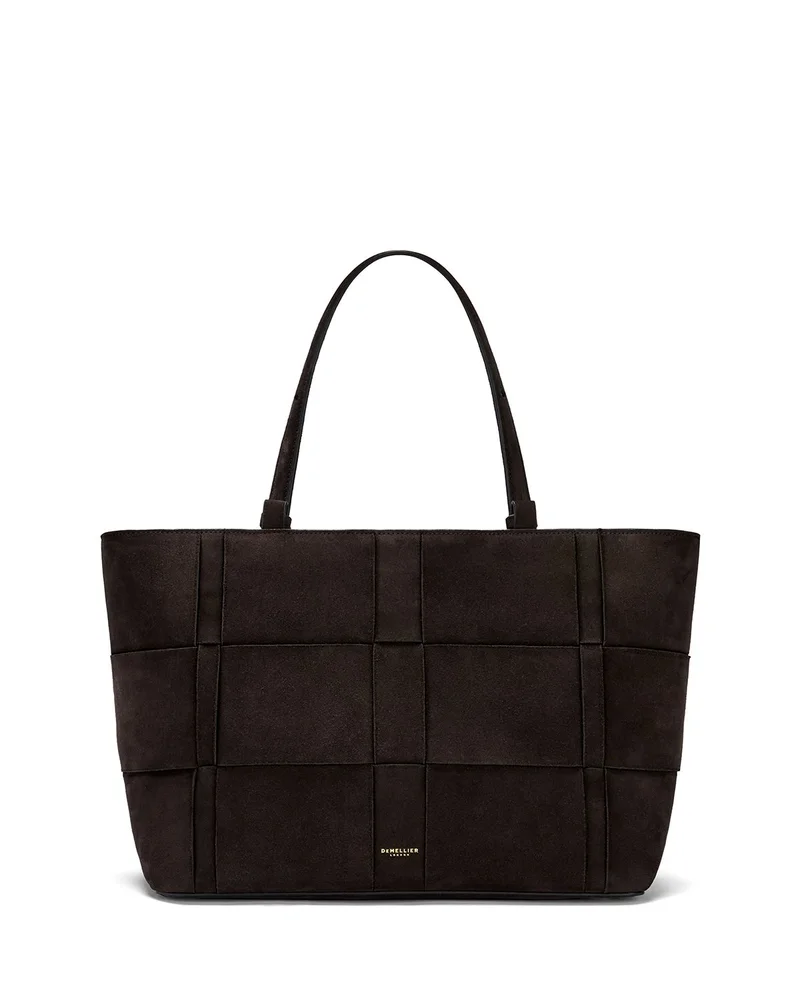 The Florence Woven Suede Tote Bag