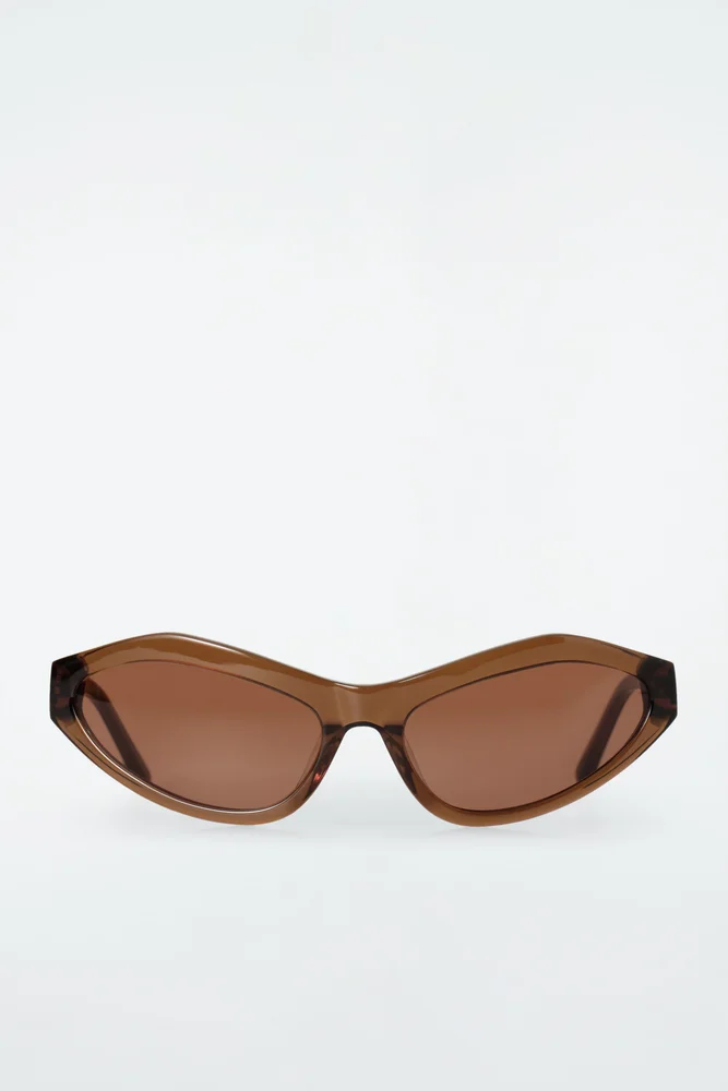 ANGULAR CAT-EYE SUNGLASSES