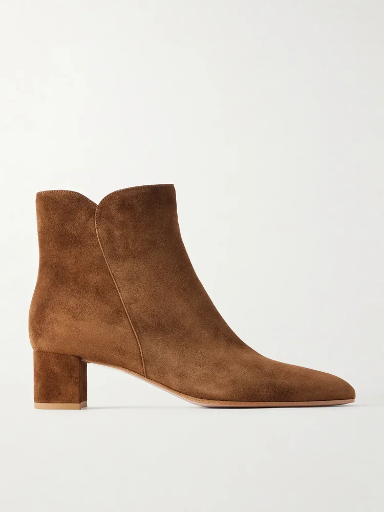 55 suede ankle boots