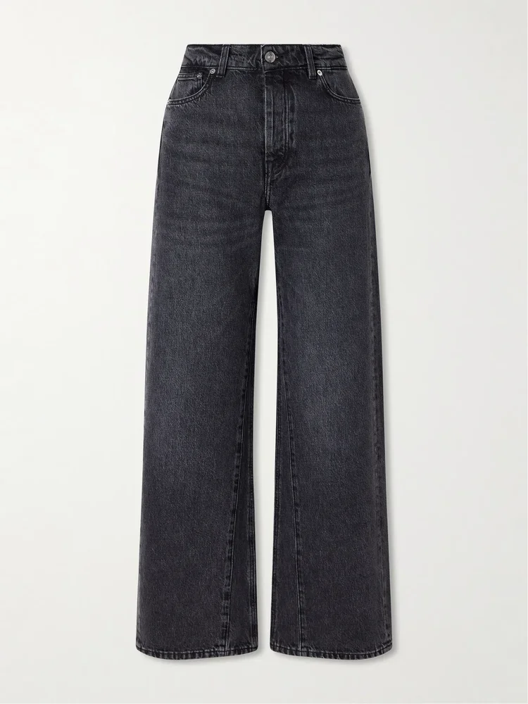 Treble Cut high-rise wide-leg jeans