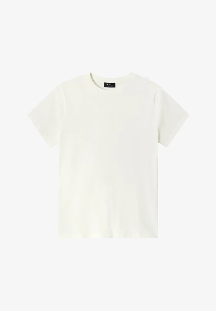 Vani T-shirt - Off-white T-shirt with A.P.C. Rue Madame logo