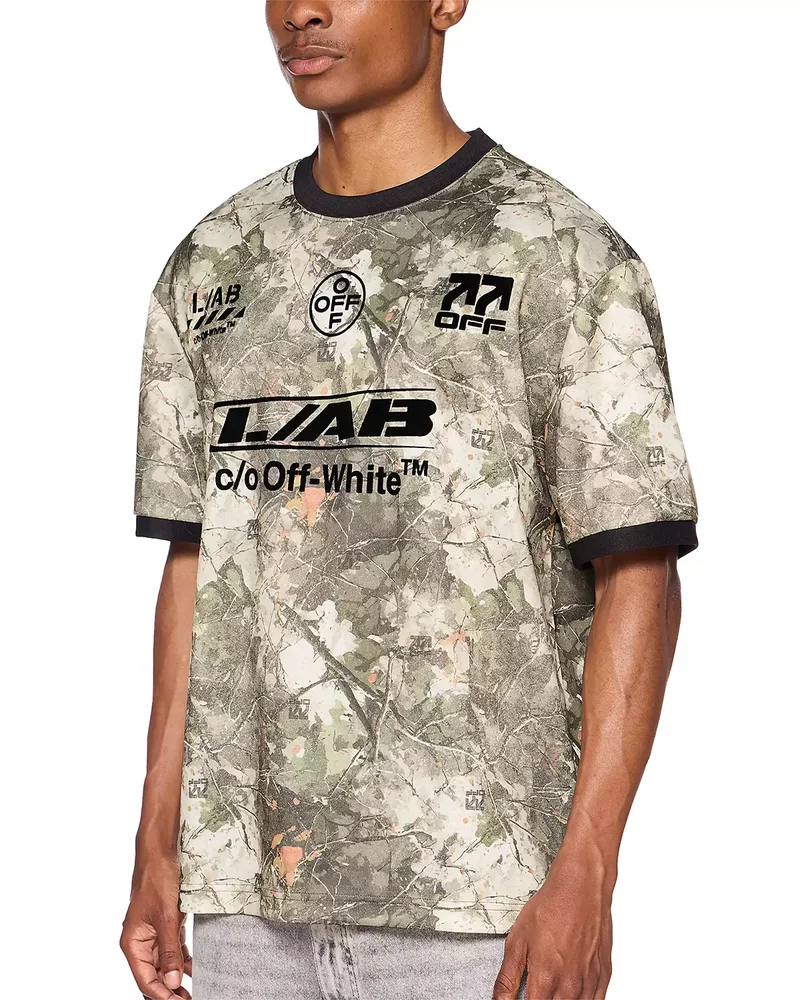 Ringer Logo Graphic Camo Jersey T-Shirt