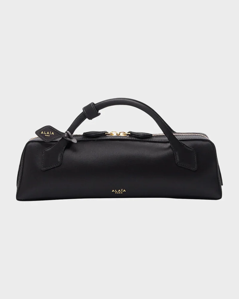 Le Teckel Silk Satin Clutch Bag