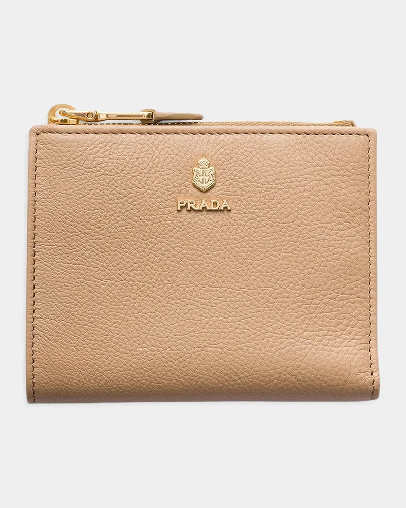 Small Logo Leather Wallet