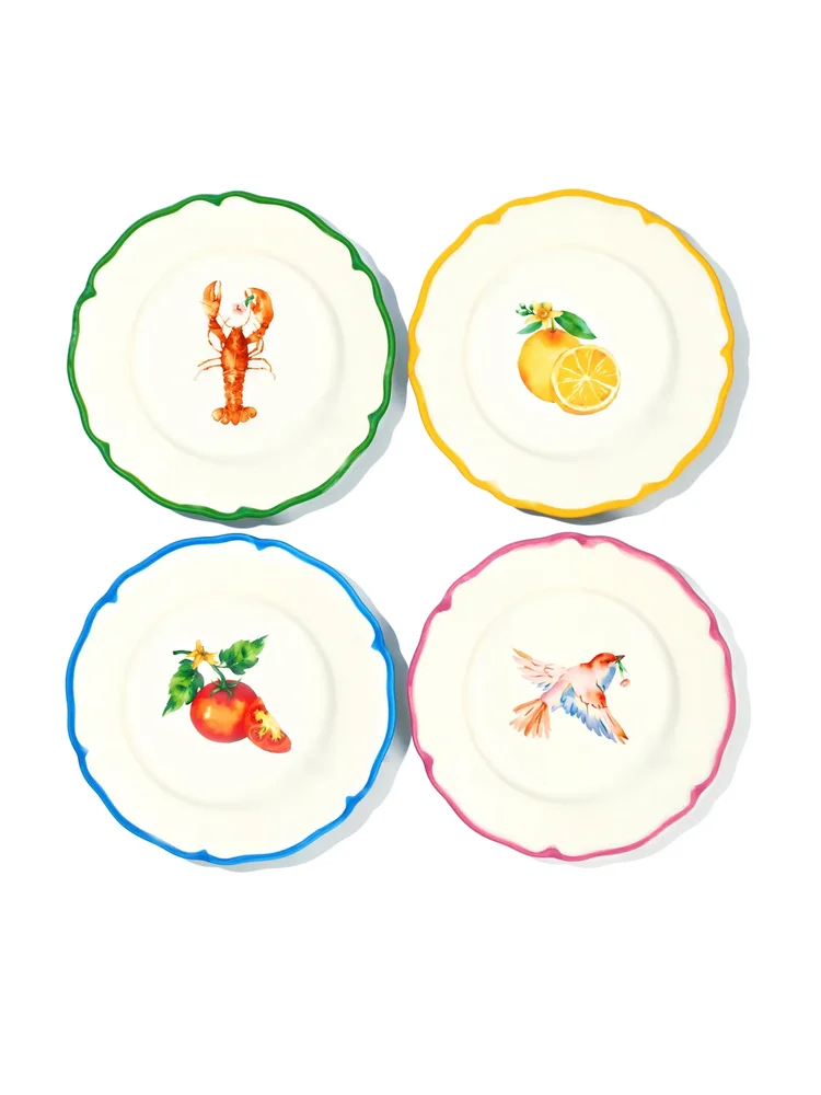 Garden Feast Plate Set of 4