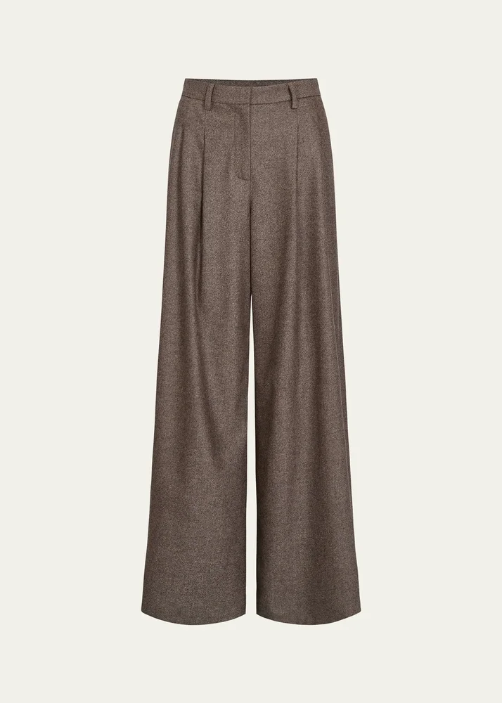 Avery Wool-Blend Trousers