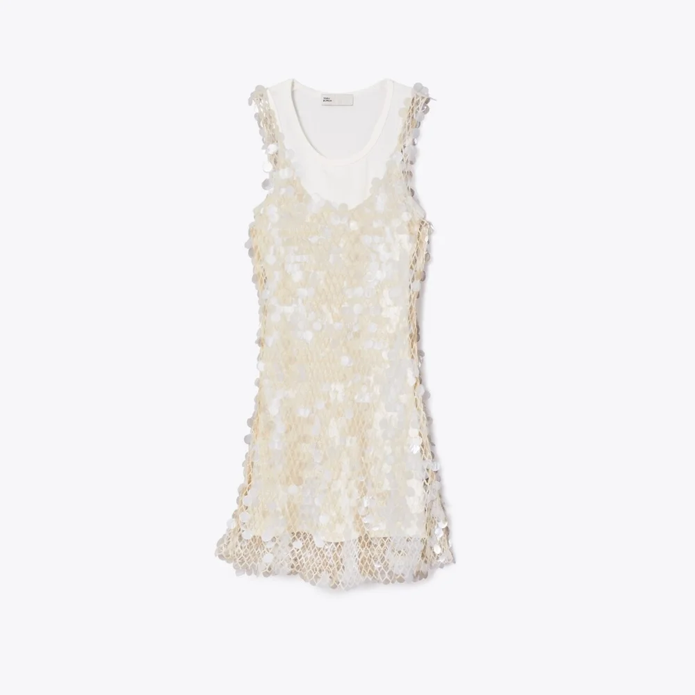 Sequin Mesh Dress