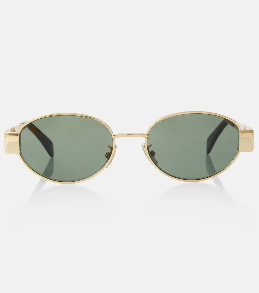 Triomphe Metal 01 oval sunglasses