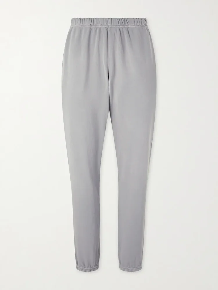Heavyweight Structured-Fleece Cotton-Jersey Drawstring Sweatpants