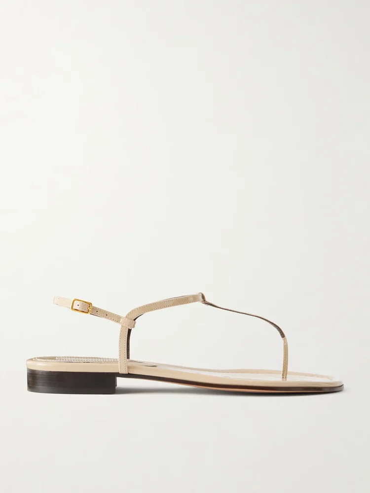 Cecilia patent-leather sandals