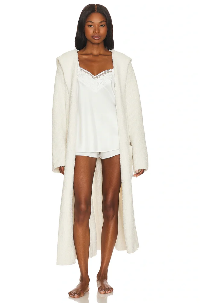 CozyChic Ribbed Hooded Robe