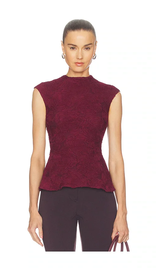 Flower Mesh Top