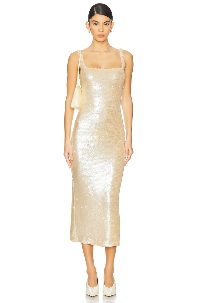 Ceci Sequin Midi Dress