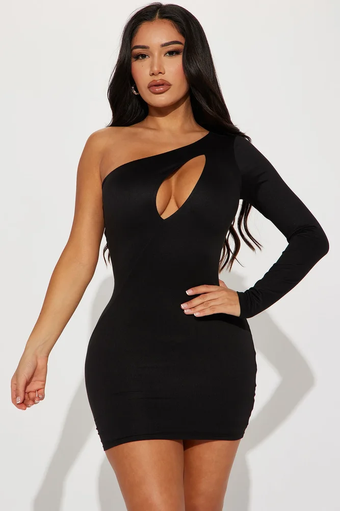 Vibes On Vibes One Shoulder Dress