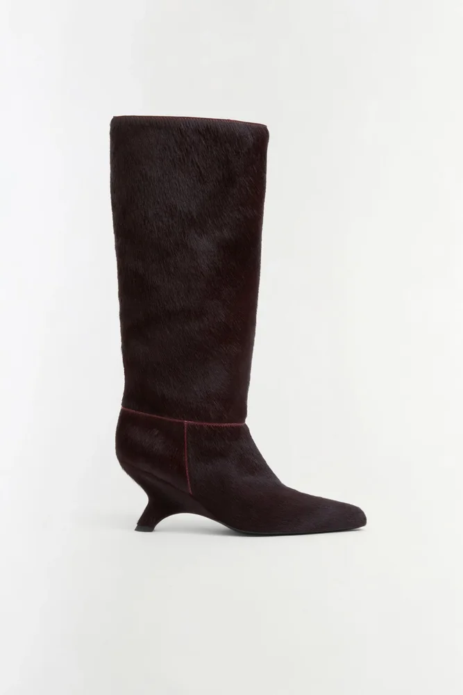 Mel Calf Hair Knee High Boot