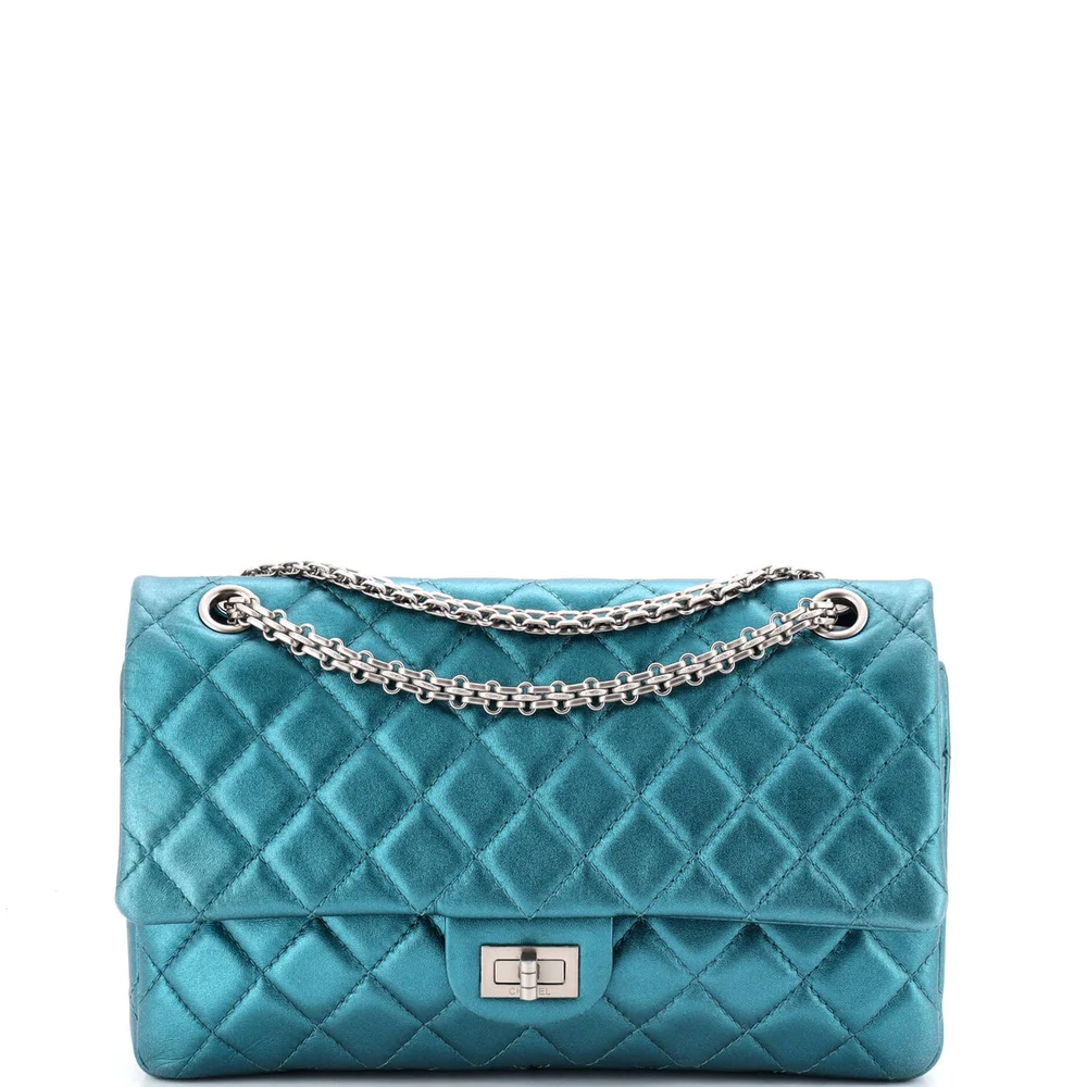 Chanel Reissue 2.55 Flap Bag Quilted Metallic Calfskin 226