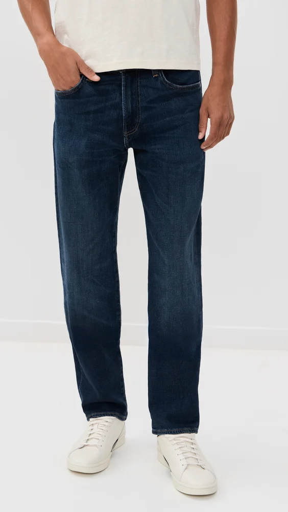 Elijah Cashmere Denim Straight Jeans - 32"