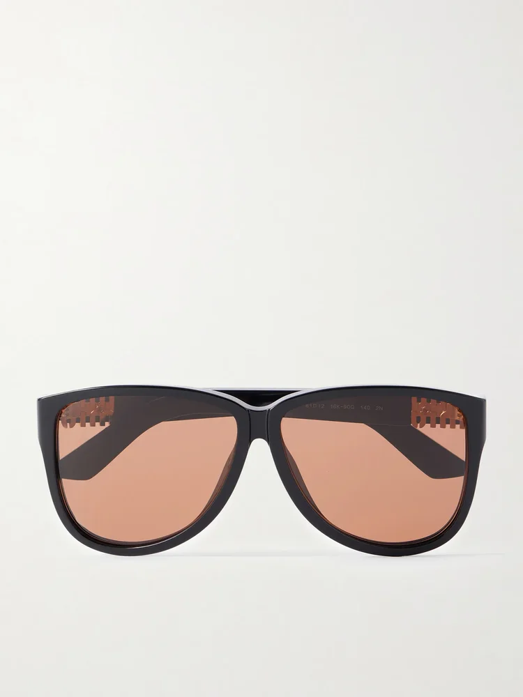 D-frame acetate sunglasses