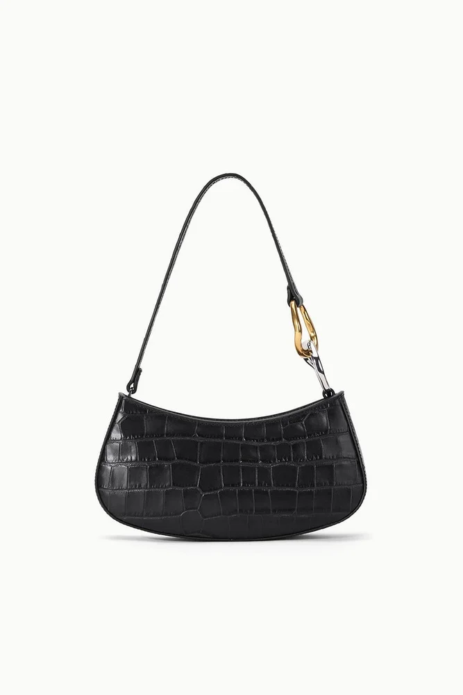Ollie Bag | Black Croco