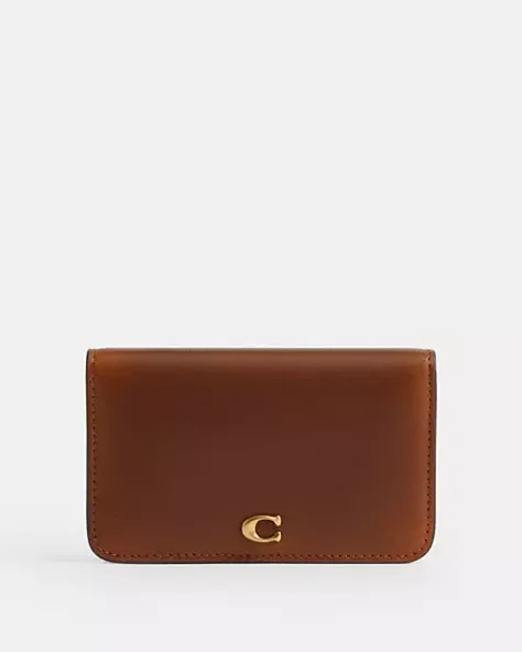 Essential Slim Card Case In Loved Leather