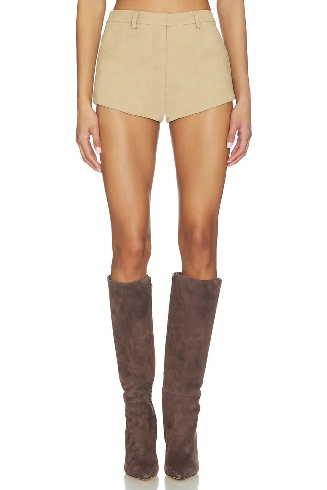 Jayla Faux Leather Short