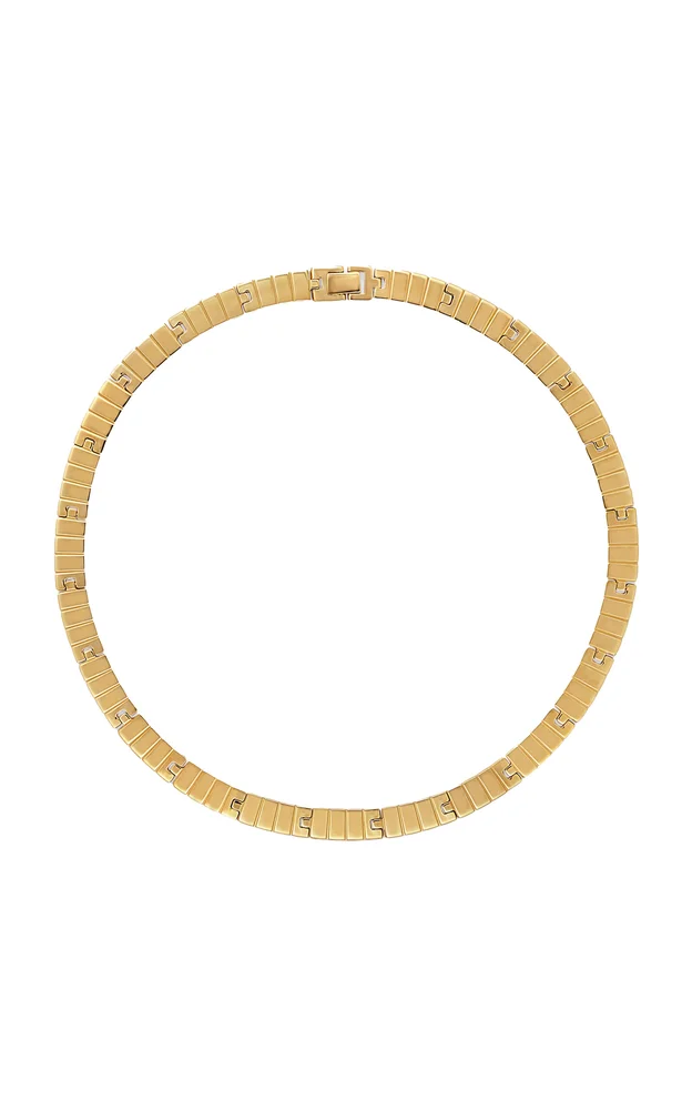Slot Gold-Plated Sterling Silver Necklace