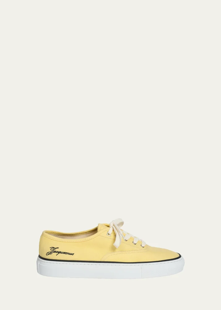 Les Fefe Canvas Low-Top Boat Sneakers