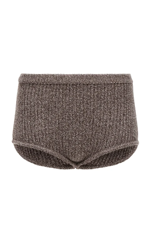 Knitted Wool Shorts