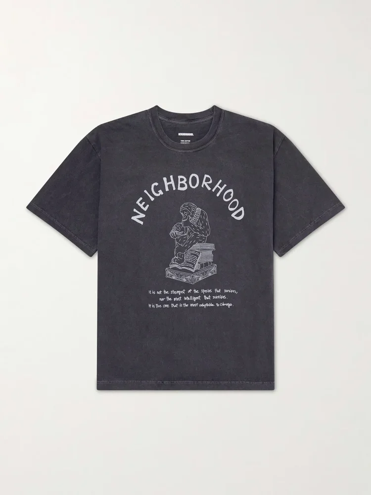 Printed Cotton-Jersey T-Shirt