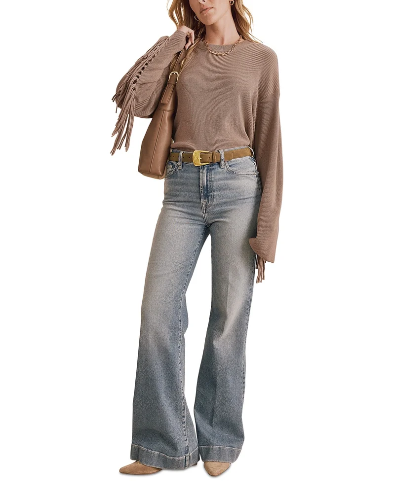 Willow Fringe Sleeve Sweater