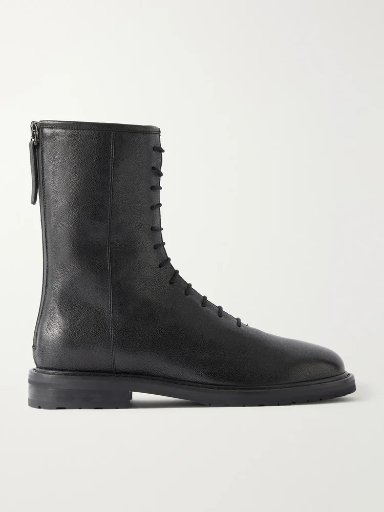 08 leather ankle boots