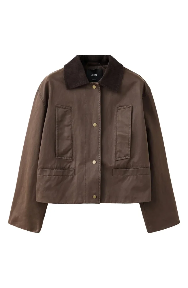 Corduroy Collar Cotton Jacket
