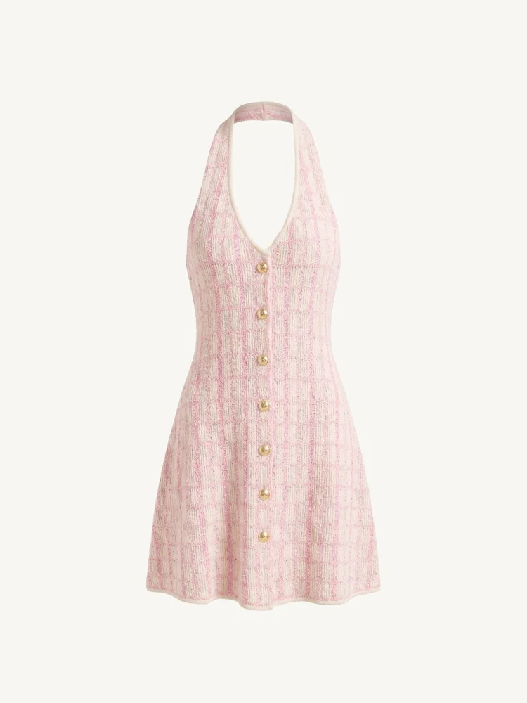 Bianca Mini Dress - Bon Bon Pink