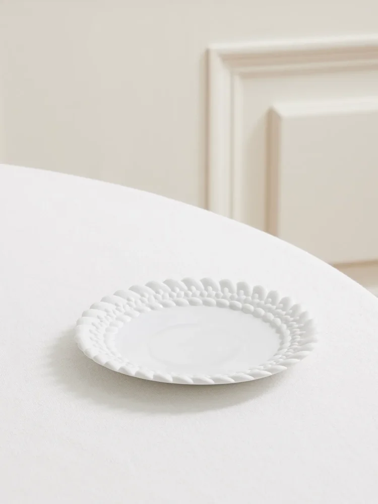 Babylone porcelain bread plate