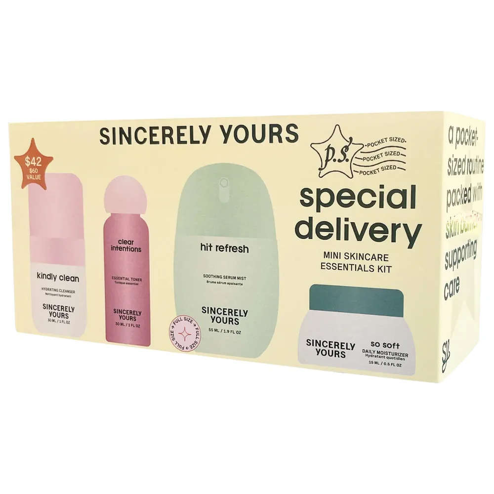 P.S. Special Delivery, Mini Skincare Essentials Gift Set