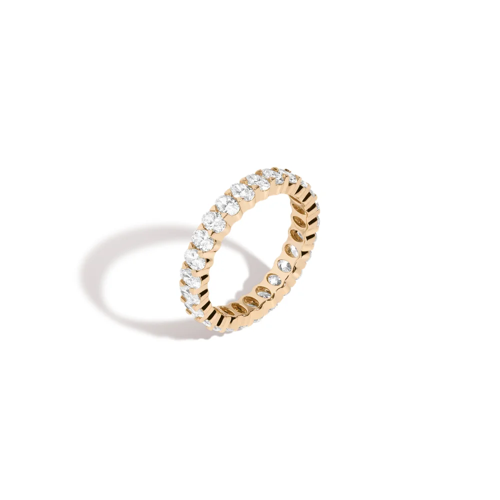 Oval Lab Grown Diamond Eternity Ring