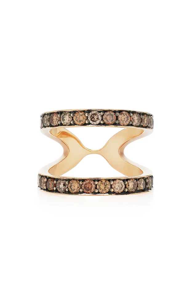 Wonder Woman 14K Rose Gold Diamond Ring