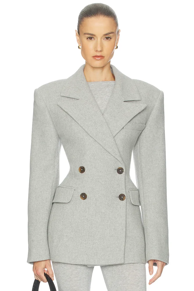 Italian Wool Blend Blazer