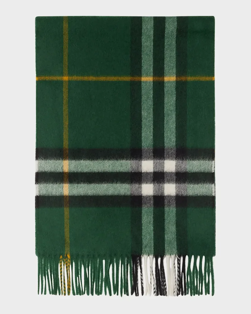Giant Check Cashmere Scarf