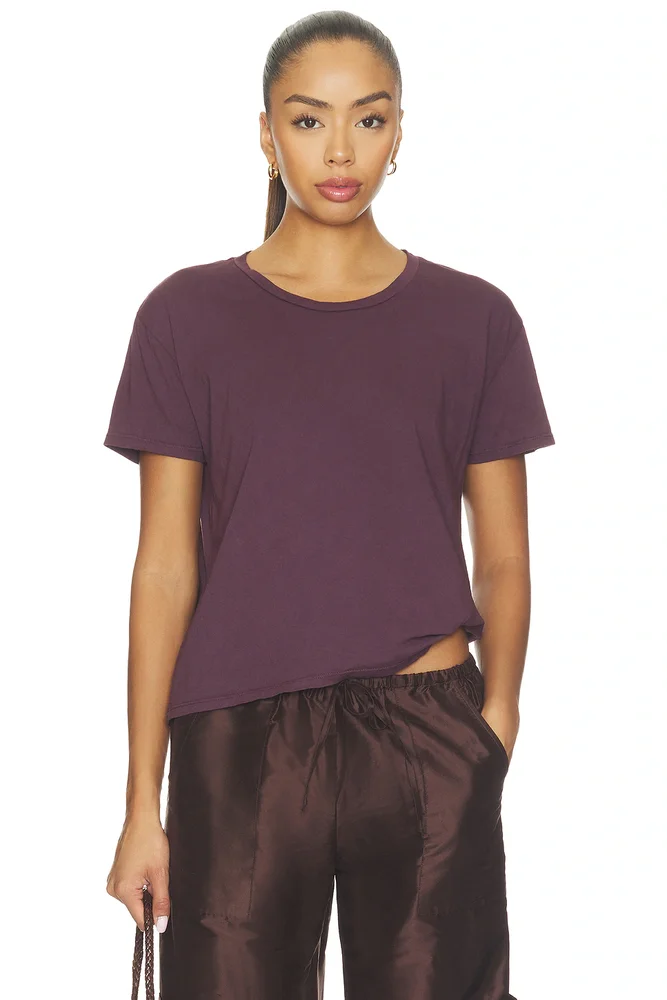 Harley Cotton Short Sleeve Boxy Crew Tee