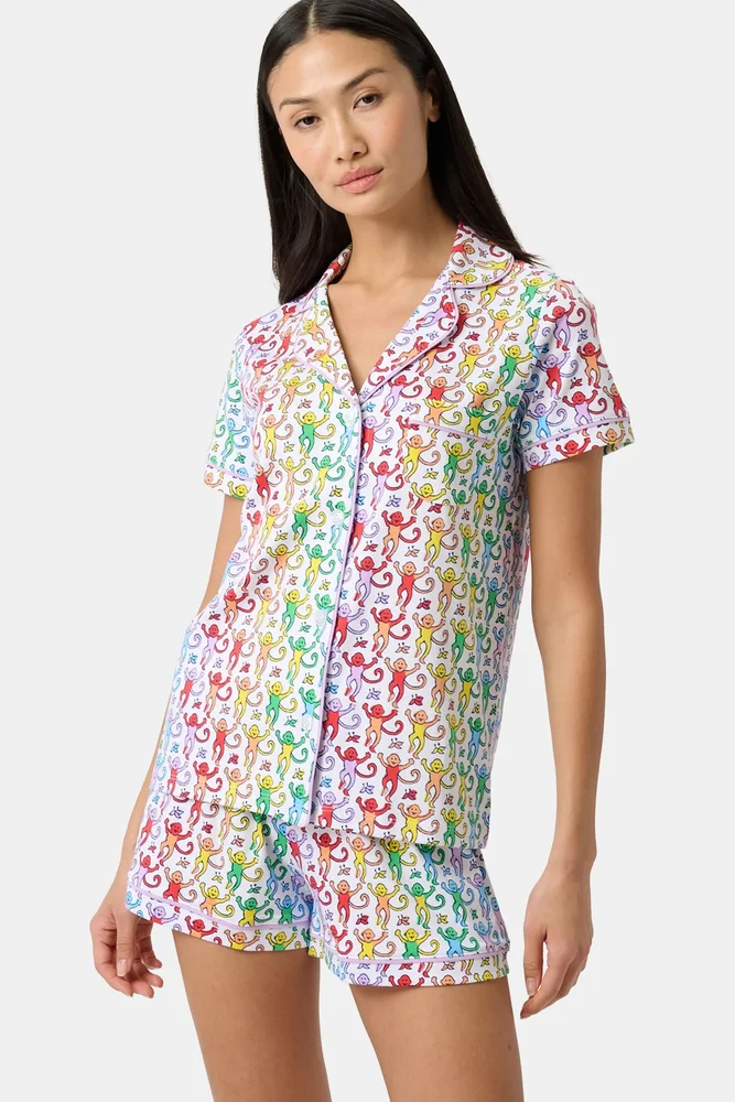 Disco Monkey Polo Pajamas