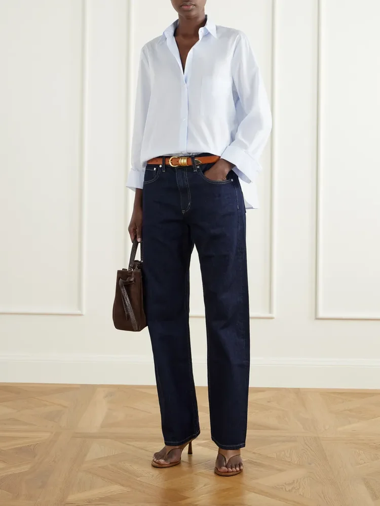 Next Morning cotton-poplin shirt