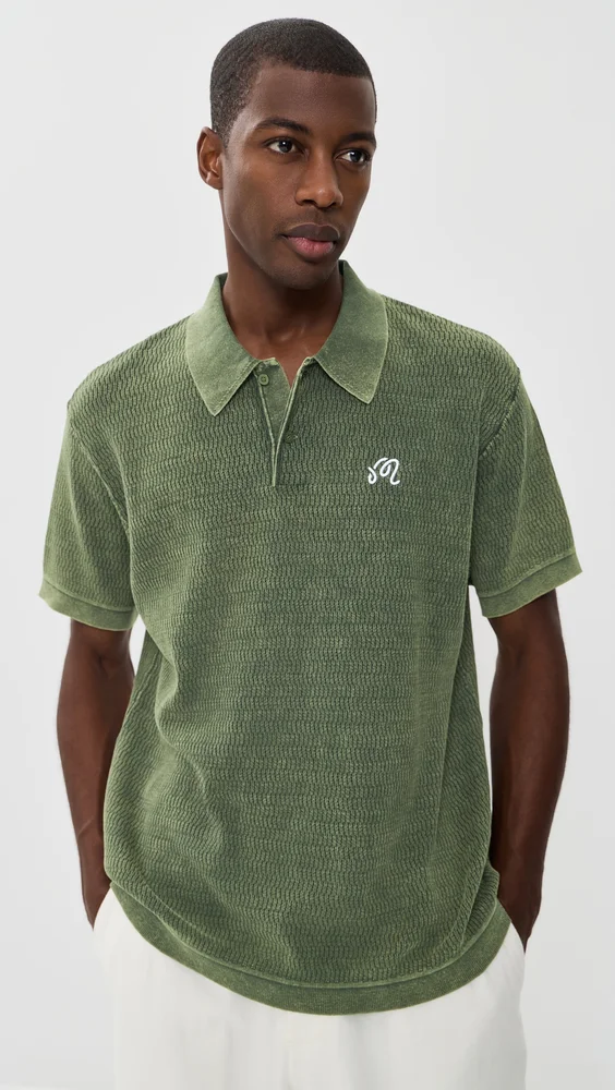 Brickwork Knit Polo